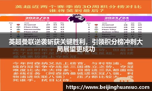 英超曼联逆袭斩获关键胜利，引领积分榜冲刺大局展望更成功